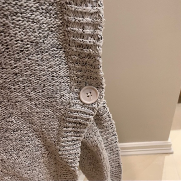 Jack by BB Dakota Keandre Oversized Cotton Turtleneck Poncho Sweater XS - Picture 9 of 12